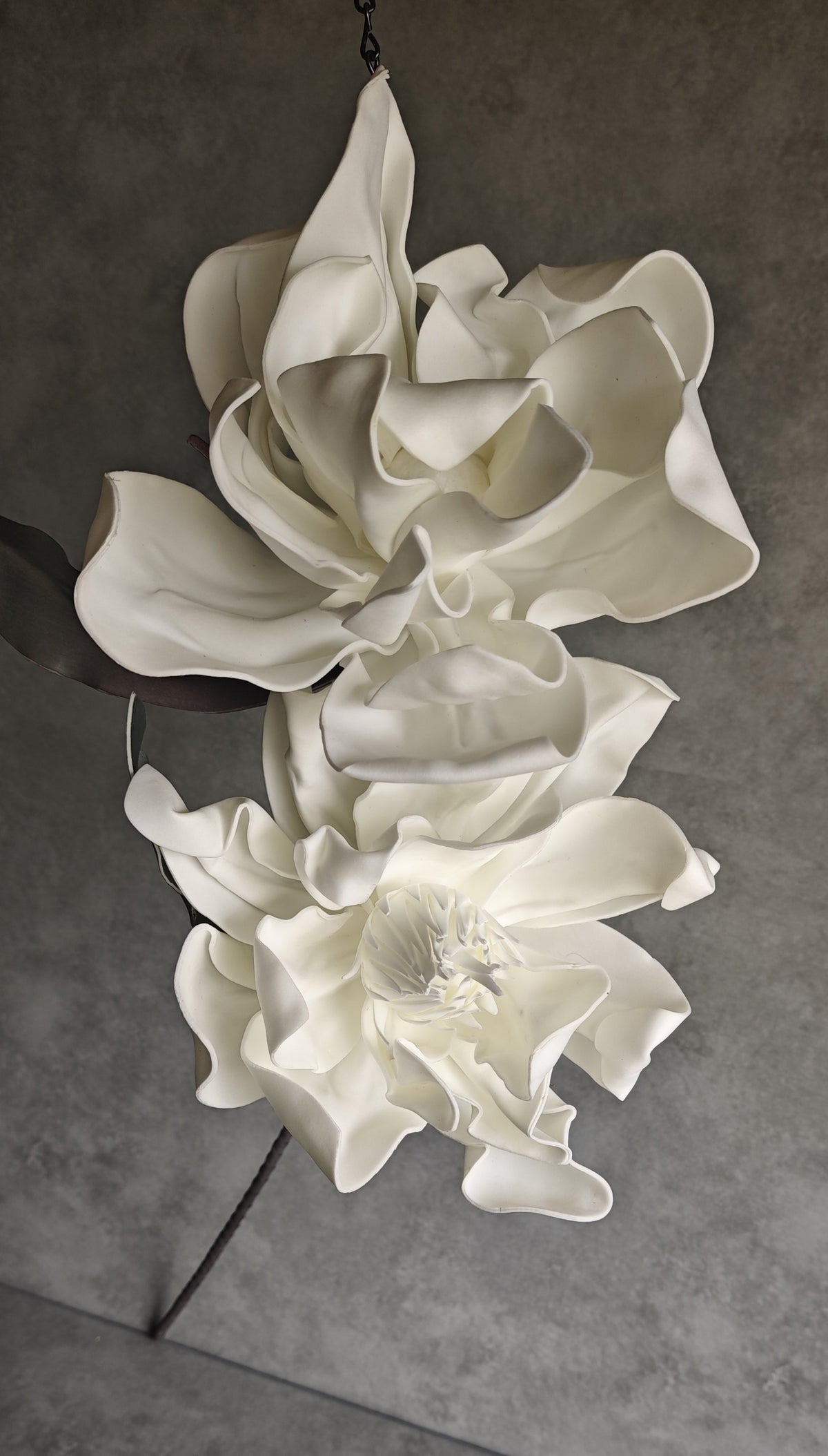 Balts magnolijas ziedu zars – modelis 02